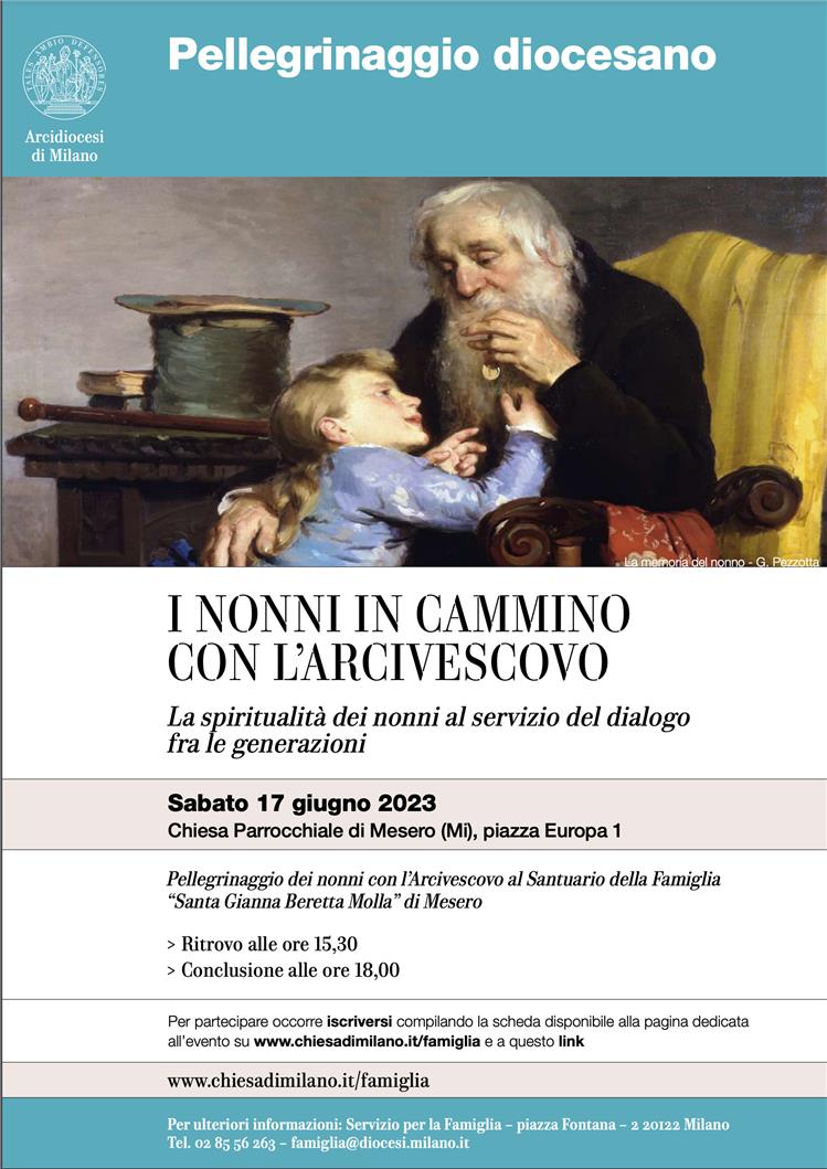 PELLEGRINAGGIO DEI NONNI CON L