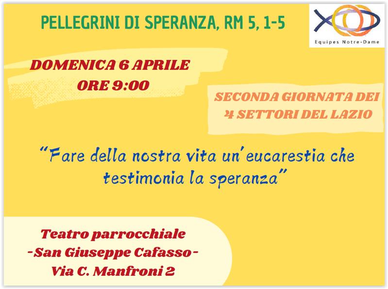 Pellegrini di speranza
