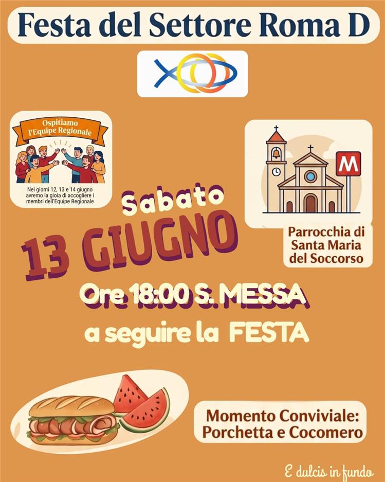 Bilancio e festa del Settore Roma D